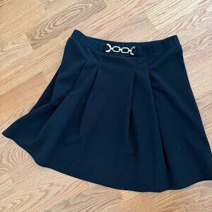 Black Skirt with cute gold detailing, S
